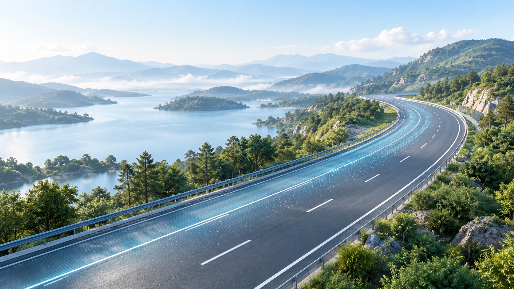 道路巡检与路面感知的应用场景概念图